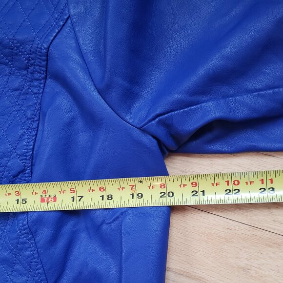 Alfani Women's Fitted Faux Leather Jacket, Size: L - Picture 12 of 16